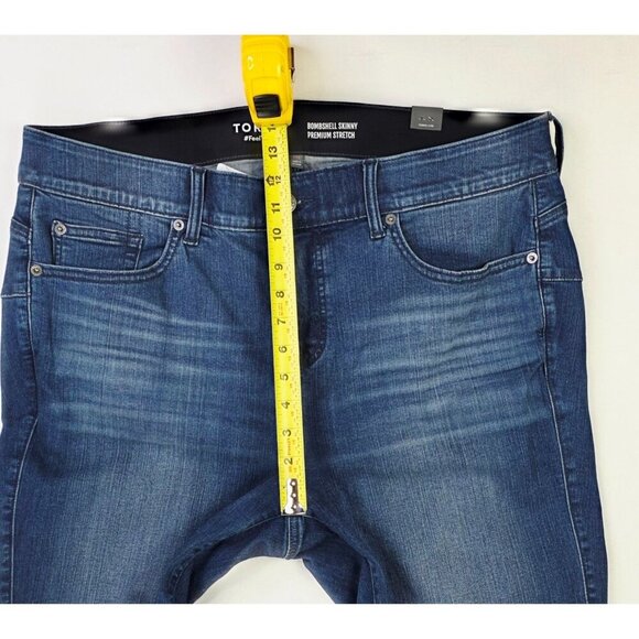 Torrid Bombshell Skinny Premium Stretch Size 20R Women 30" Imseam Blue Jeans NWT - Picture 5 of 14